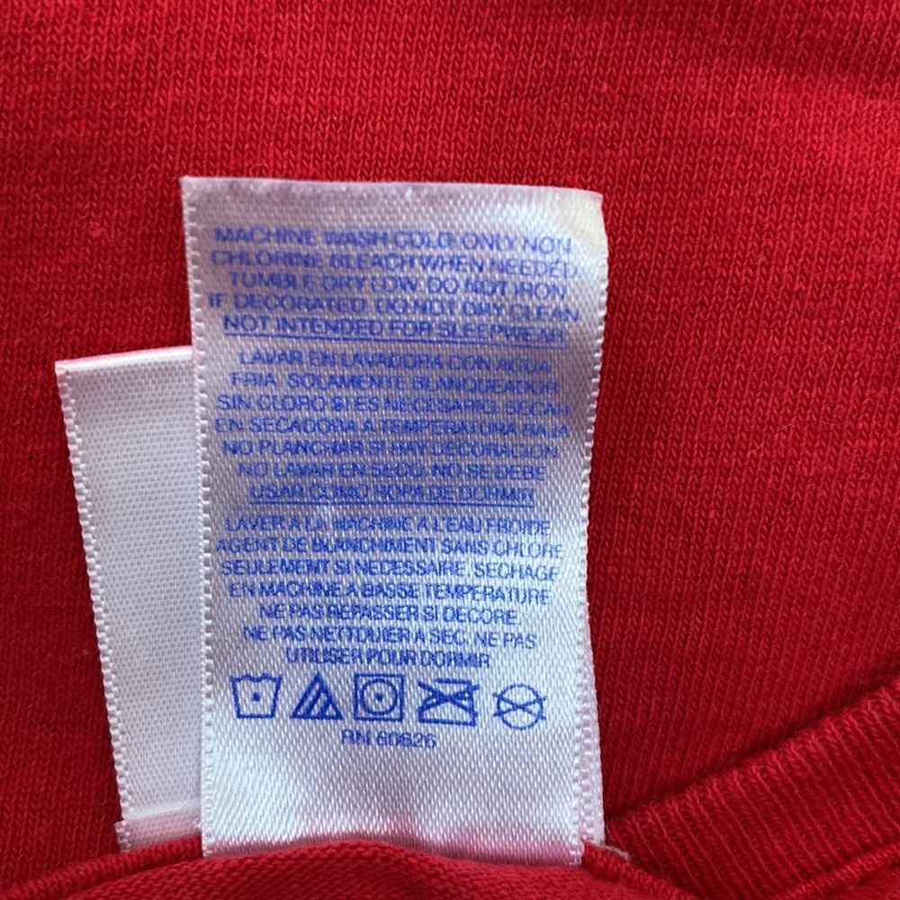 Liberty Science Center Kids Red Paw Print Graphic Tee Size 4 “That Dog is Big” - Picture 7 of 11